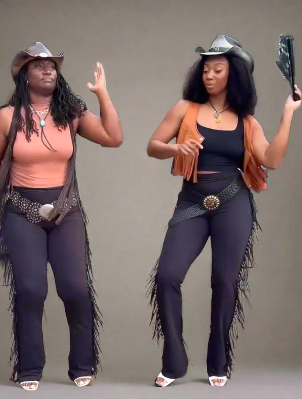 Tall Fringe Pull On Pants