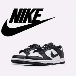 Nike Dunk Low 'white Black’(Gs) Sneaker Women Girl Runner Sports Shoes Footwear Athletic Training Trainer Casual