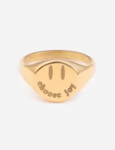 Gold Choose Joy Ring