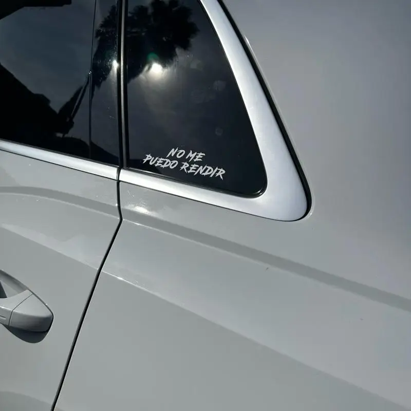 No Me Puedo Rendir Decal - Personalized Decorative Sticker