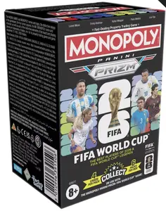 2025 Monopoly Panini Prizm: FIFA World Cup Trading Cards Blaster
