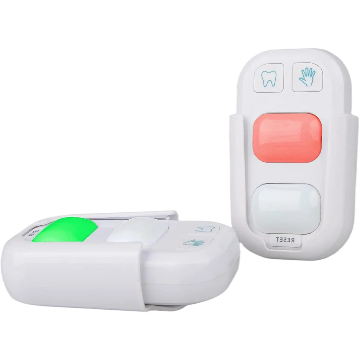 Toothbrushing Timer for ,  20 Second Hand Washing and 2 Minutes  Brushing, Stick on Bathroom Timer for  with  Lights(2 Packs)