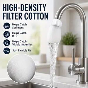 【Father’s Day Gift】Flexible Water Filtration Bag for Household Spout, Works on Tap and Spring Source Water, Efficiently Separates Rust & Diverse Water Pollutants