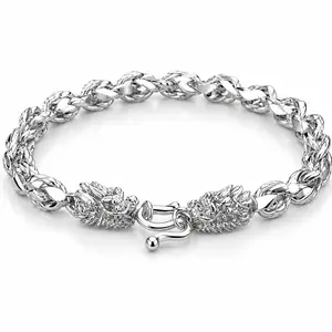 Luxury Silver-Plated Copper Bracelet with Elegant Twisted Chain Design, Hypoallergenic, Comfortable, and Durable Jewelry for Men and Women, Great for Daily Wear, Office, Parties, Special Occasions, Romantic Gifts, Birthdays, Anniversaries, and Holidays