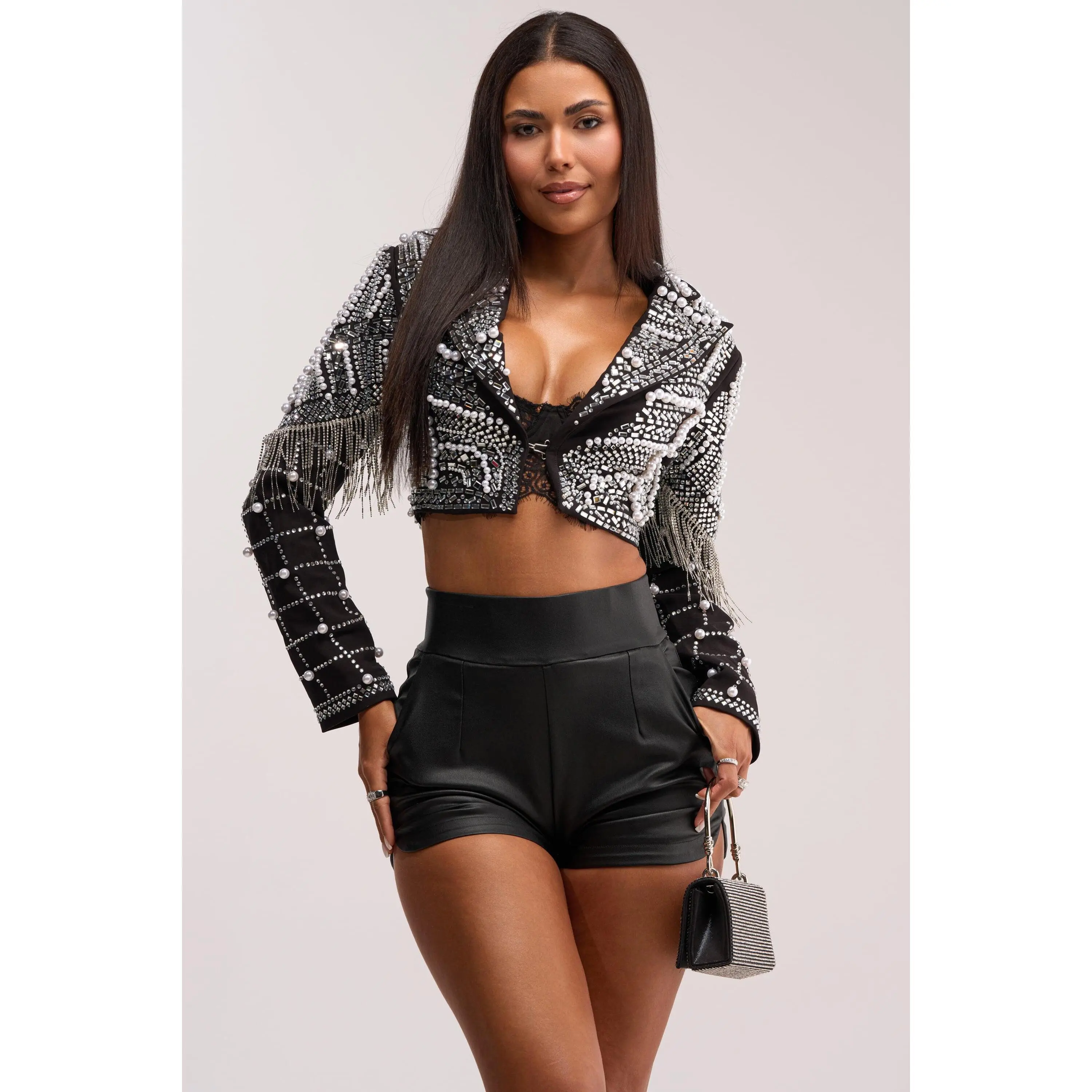 DIRTY MARTINI EMBELLISHED BLAZER DIRTY MARTINI EMBELLISHED BLAZER