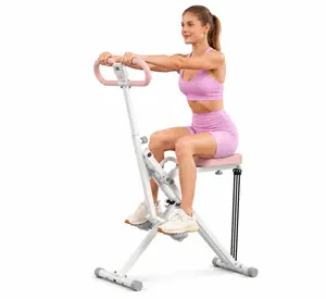 Adjustable Resistance Foldable Squat Machine for Glute & Leg Training, 350 lbs Capacity with Rowing Function, At Home Gym Equipment, Home Workout Gear, Perfect for Outdoor Workouts, Fast USA Shipping