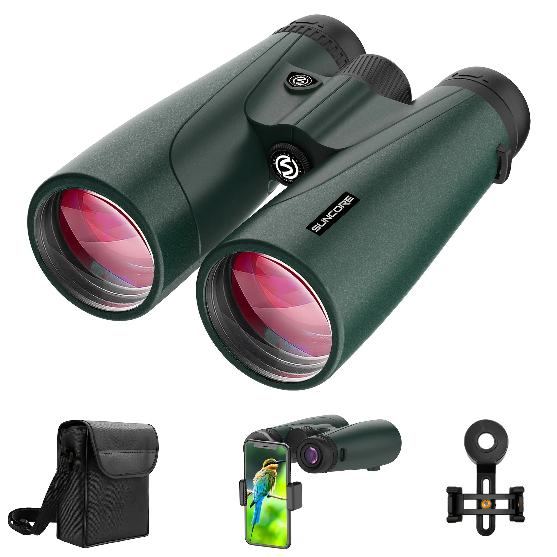12X50 Binoculars High Magnification HD Low Light Night Vision Travel Concert Outdoor Binoculars