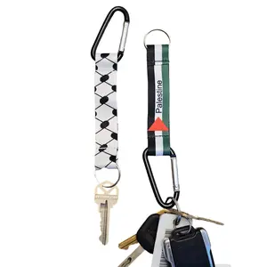 Keffiyeh or Palestine Keychain - Kufiya Palestinian Keyring