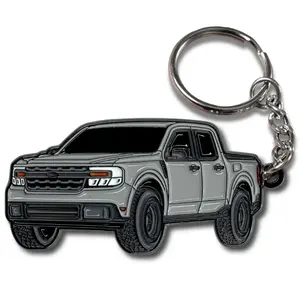 Ford Maverick Truck Keychain, Compact Pickup Adventure Style Accessory, Driver Everyday Carry Gift for Men Women, Automotive Lover Keyring