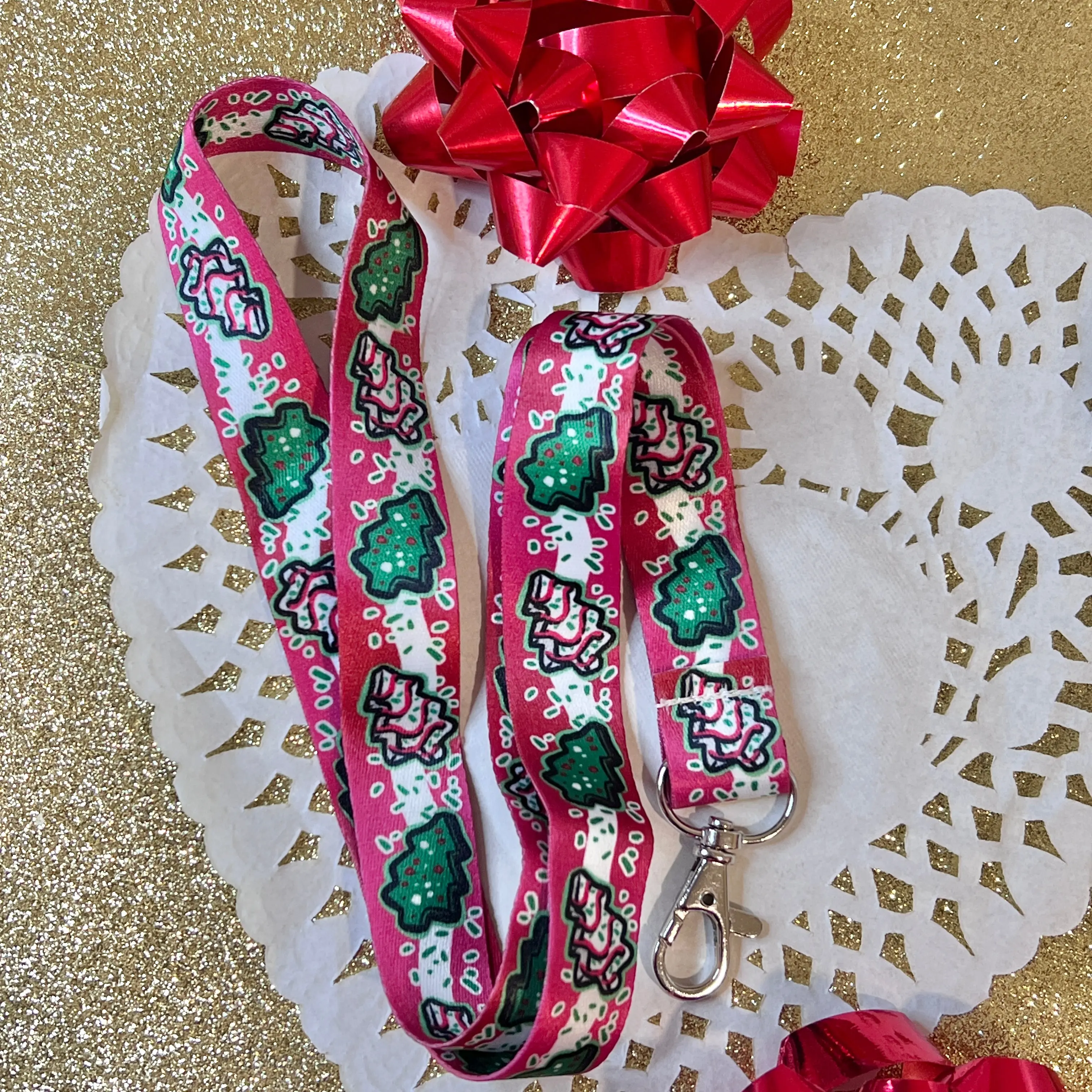Christmas Tree Snacks ~ Lanyard