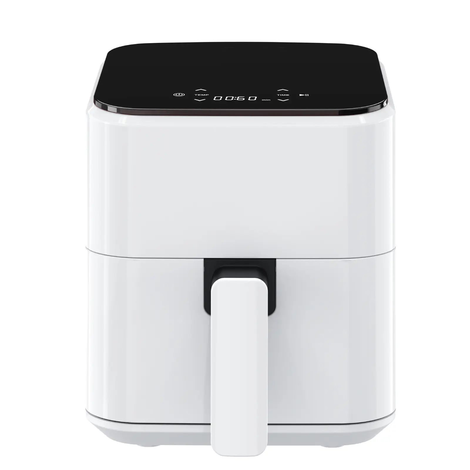 4-in-1 Air Fryer, 400°F Hot Oven with Roast, Multifunctional Cooker，Reheat & Dehydrate Functions, Nonstick Basket & Crisper Plate