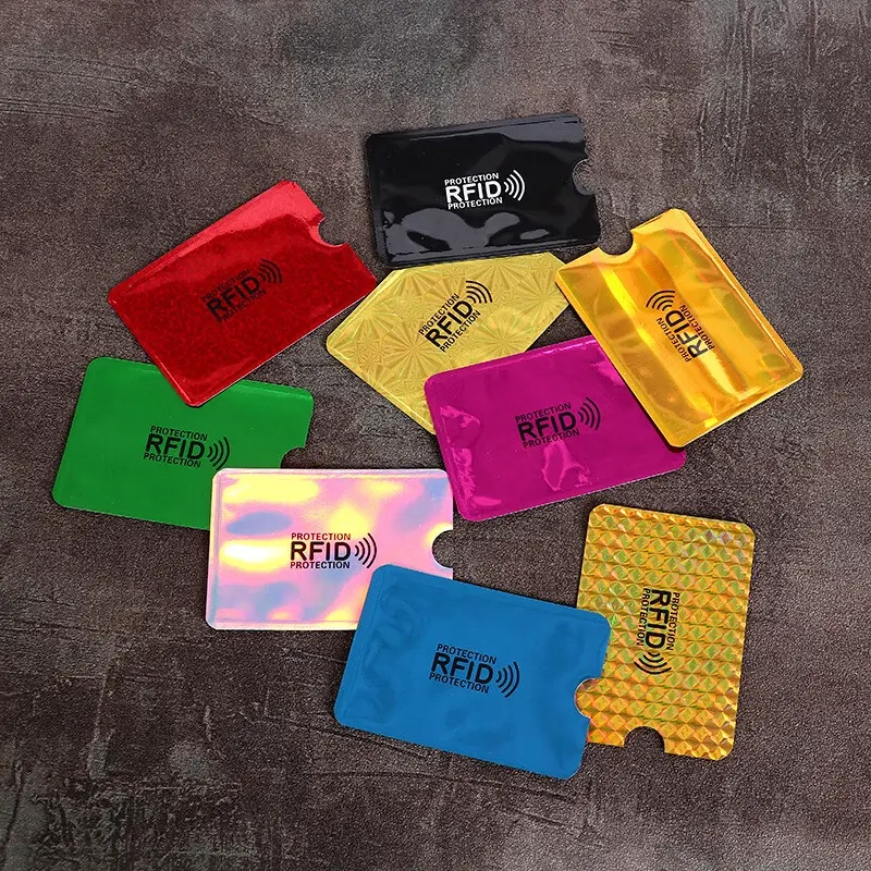 10PCS Anti RFID Blocking Card Sleeve-Secure Credit/Debit Card Holder ID Wallet Rfid Anti Theft Rfid Shielded