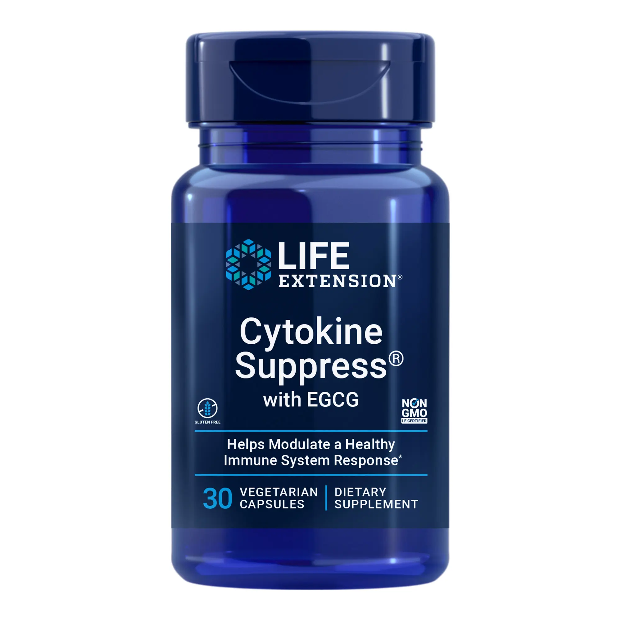 Life Extension Cytokine Suppress® with EGCG 30 Vegetarian Capsules Life Extension Cytokine Suppress® with EGCG 30 Vegetarian Capsules
