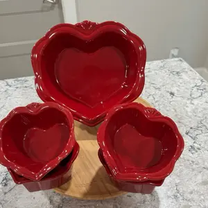 Juego de corazones para hornear Pavillion. Princess House