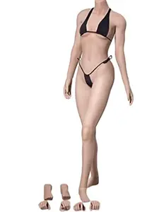 TBLeague 1/6 Scale Super-Flexible Female Seamless Body 12 Inch Collectible Action Figure (Pale, without head sculpture) S16A