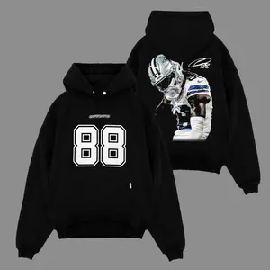 [X-26] Ceedee Lamb 88 Celly Graphic Premium Cotton Hoodie Sweatshirt T-Shirt For Cowboys Nation, Cowboys Football Fans Apparel, Football Streetwear Tee, Gift For Football Fan Graphic Tee