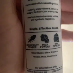 Product Review of BASED Hair Texture Powder | Instant Volume & Texture | Lightweight, Matte Finish | Simple, Effective, BASED. from 𝐉**𝐞