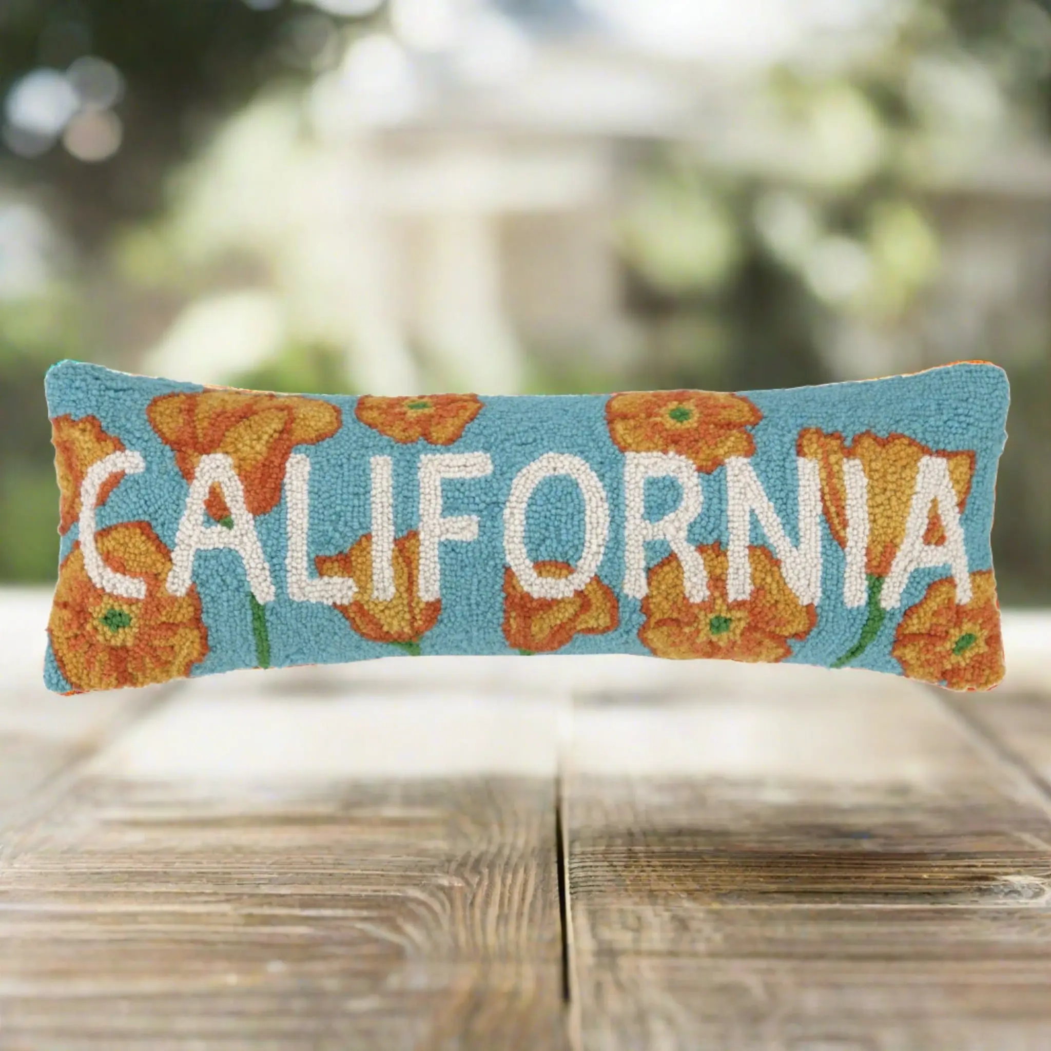 California Poppy Hook Pillow