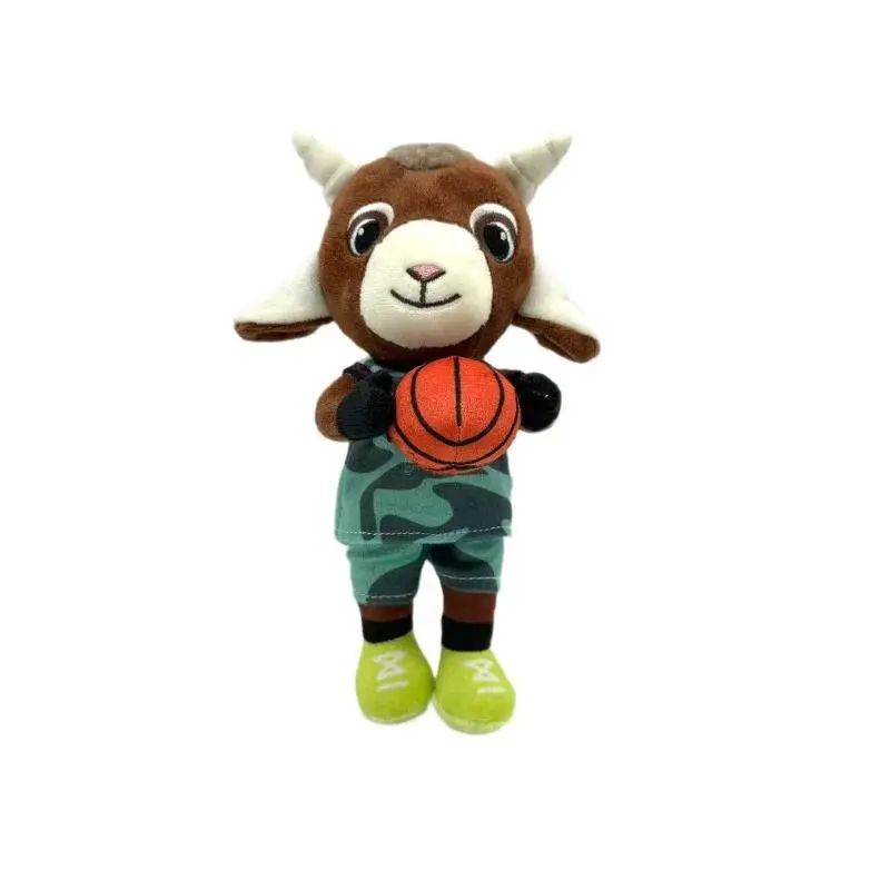 2026 Movie Goat Basketball Star Plush Toys Cute Cartoon Anime Animal Figure Peripheral Gifts