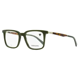 Ferragamo Rectangular Eyeglasses SF2969 302 Dark Green 53mm
