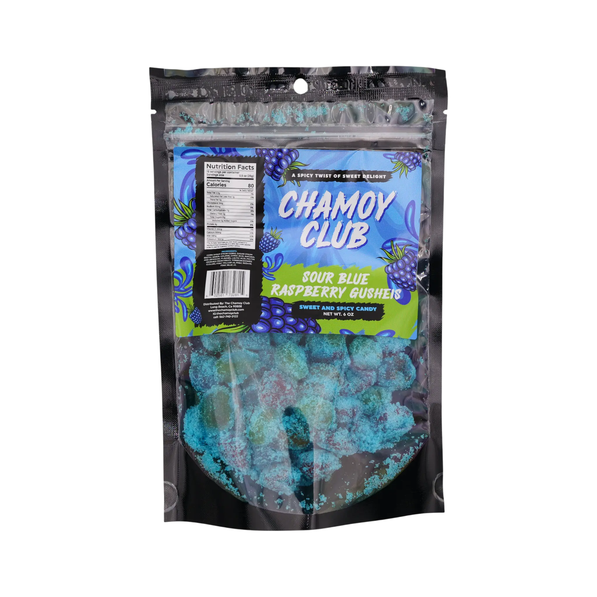 Chamoy Club - Sour Gushis Blue Raspberry