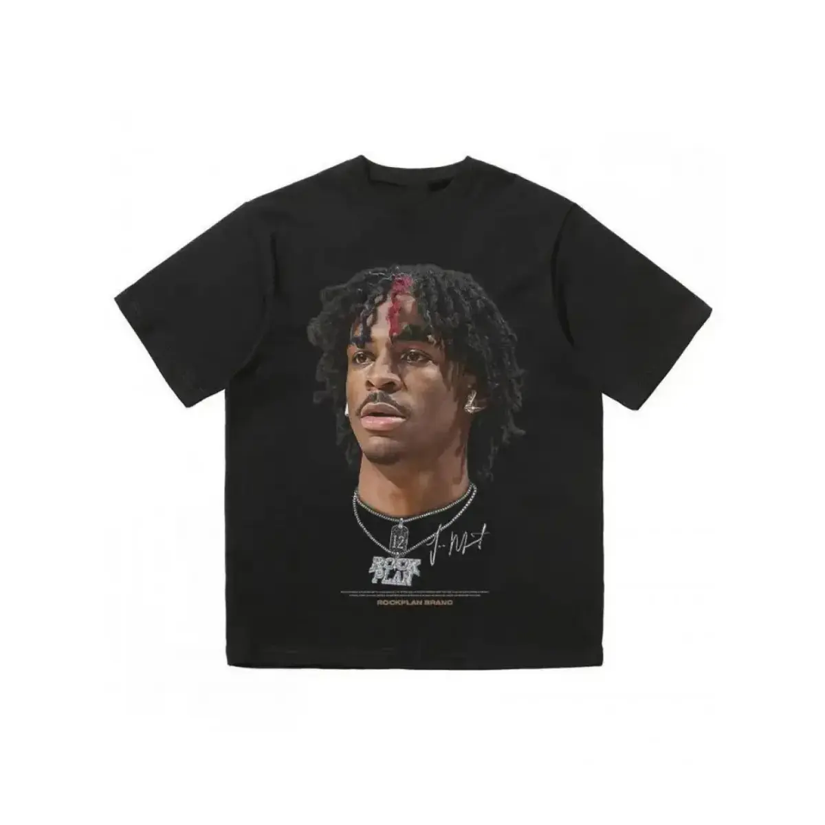 Men's Cotton Shortsleeve Round Neck Tee - Y2K-Inspired Menswear with Basketball Star Print, Drape, Soft, Breathable, Comfortable Casual Streetwear for All Seasons