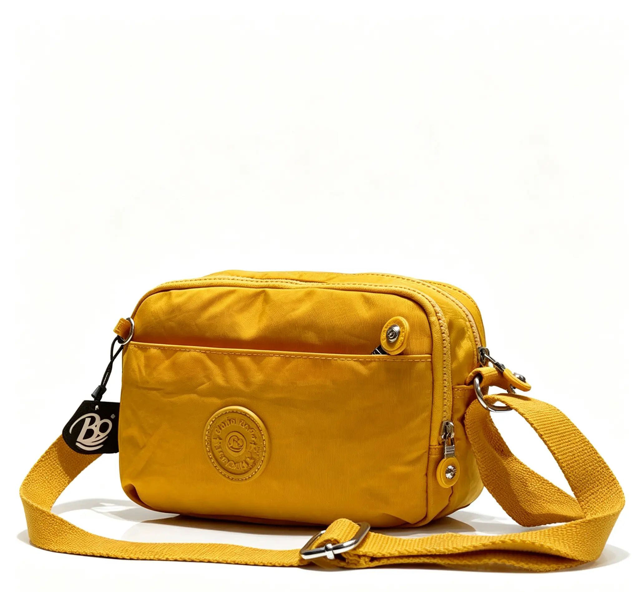 Women's Anti-Theft Nylon Crossbody Sling Bag - Lightweight, Multi-Pocket, Water-Resistant, Casual Plain Zip Bag with Adjustable Strap for Daily Errands, Outdoor Commuting, Minimalist, Daily Use Bags, Slim Mini fashionable shoulder