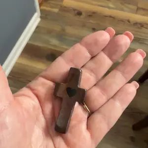 3/5/10/20pcs Mini Olive Wood Crosses Set Handcrafted Christian Symbols Ideal Spiritual Gifts for Faithful Perfect for Prayer Worship Devotional Keepsakes Religious Design Vintage Multi Functional Mahogany Brown