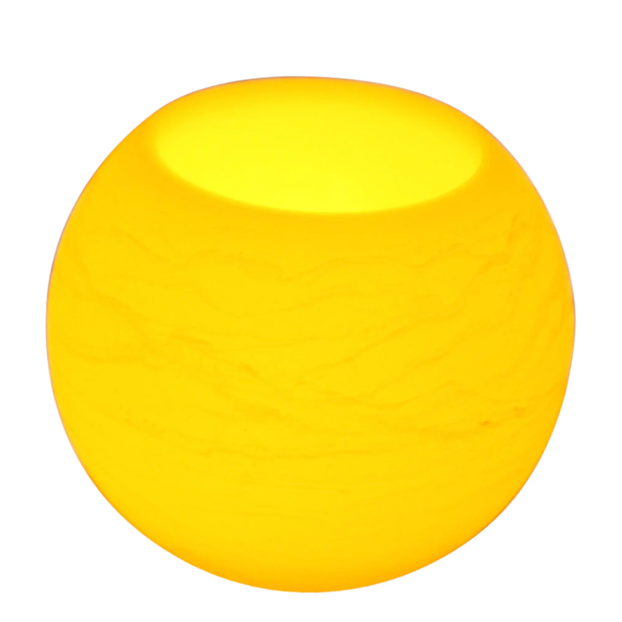EcoGecko 5, 6 or 8  Inch Round Wax Sphere LED Flameless Candle with 5 Hour Timer, AA Batteries, Super Long Battery Life