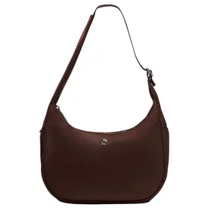 Lululemon City Essentials 4L Crossbody Bag for Women – Adjustable Strap Nylon Shoulder Bag in Brown