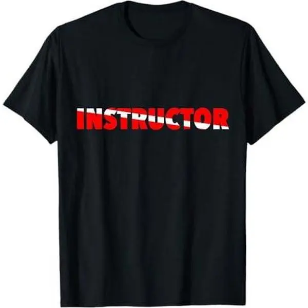 SCUBA Dive Instructor T-Shirt for Divemasters, Students