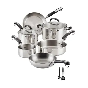 Farberware Brilliance Stainless Steel Cookware10 PC Set