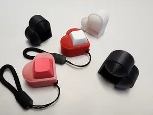 Heart 1-Key Mechanical Key chain - Unique Design for Fidgeting & Personalization - Valentine's Day Gift - Durable Material - Fashion Accessories