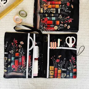 Floral File Organization Handbag, Mother-Child Diary Bag, Medical Document Holder, Travel Storage Bag, A4/a5 Inspection Files Organizer, Organized Pockets, Portable Storage Bags