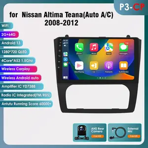 Hizpo 9" Android 13 Car Stereo Radio Multimedia For Nissan Teana Altima Auto 2008 - 2012 Navigation GPS Video Player Carplay