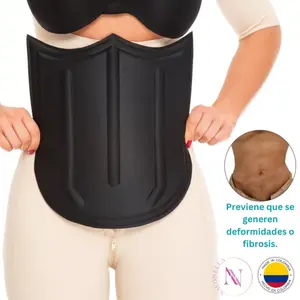 Tabla Abdominal Compression Board - Solid Shape & Control Your Abdomen - Shapewear Board Tummy Control 6080 for Daily Use & Physical Activity - Molds Abdomen,  Tabla postquirúrgica abdominal para adherencia y cicatrización con lycra y espuma