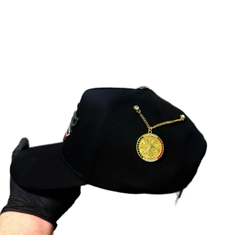 GORRA MEXICANO COLOR NEGRO Black Cap Caps With Designs