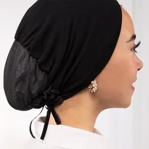 100% Egyptian Cotton Muslim Women Turban Hijab Cap Hair Bonnet Wrap Headscarf