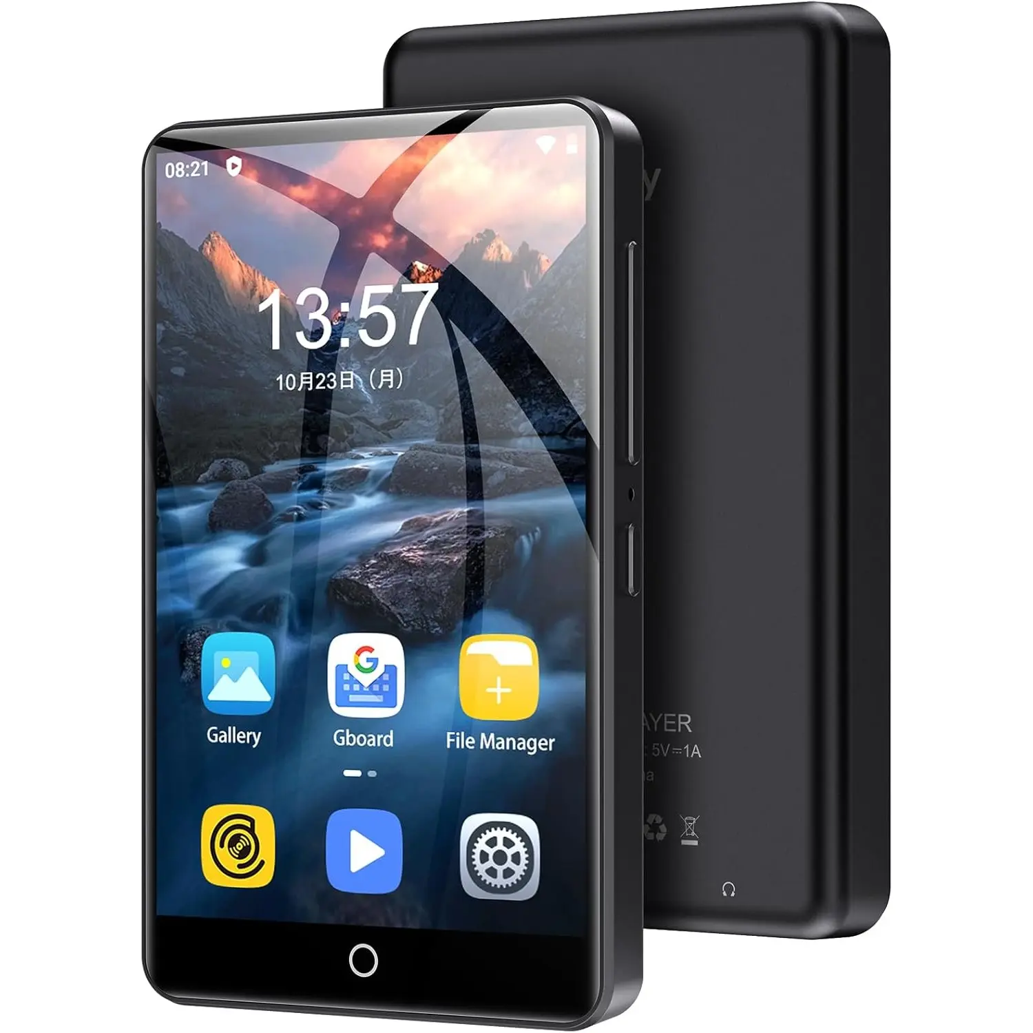 16/80GB Smart Wireless MP3 Player with Bluetooth, WiFi and USB, Mp3 & Mp4 Music Player with Spotify,Deezer, Audible, Browser, 4.0" IPS Touch Screen Android Player with Speaker, FM Radio, Up to 512GB