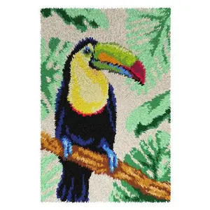 Latch hook rug kit "Toucan"
