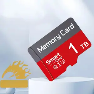 Micro TF memory card with adapter, Micro SD card compatible with smart lock data, supports action camera video and mobile phone files, portable game console data