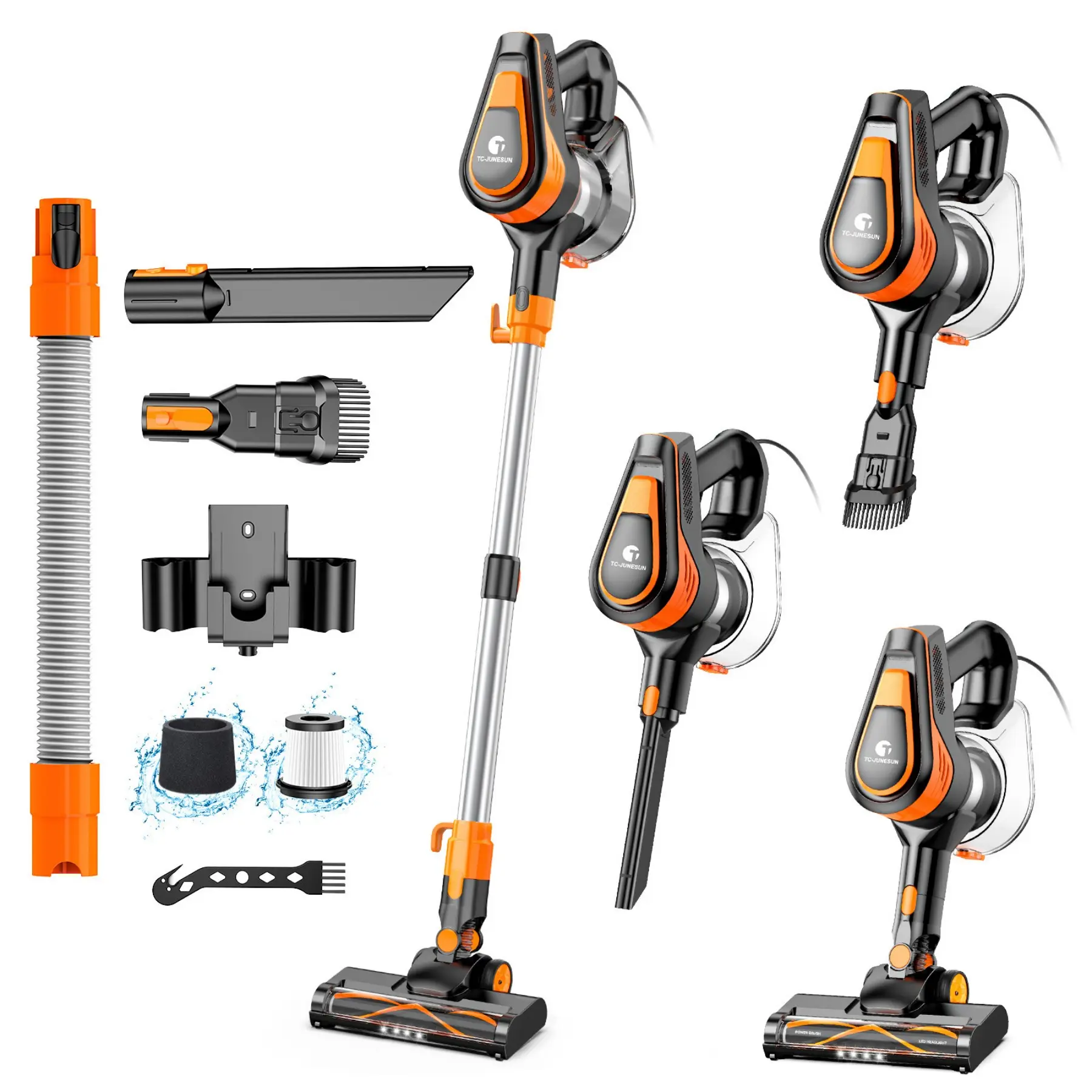 ユウです TC-JUNESUN 1906P 600W Corded Stick Duct High Power Vacuum Cleaner