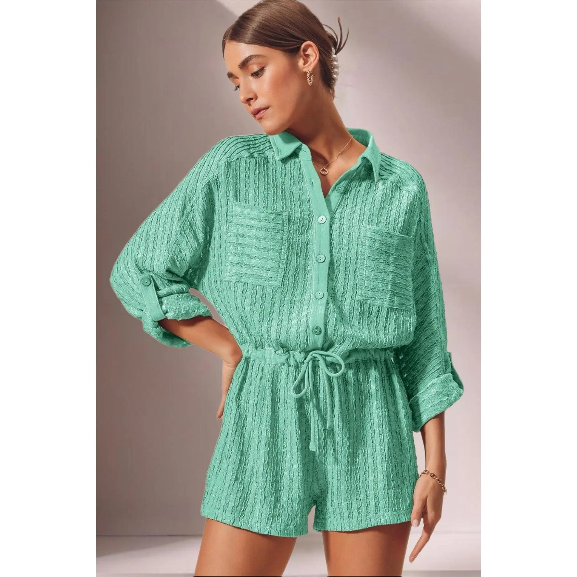 Mint To Cover You Cover Up Romper