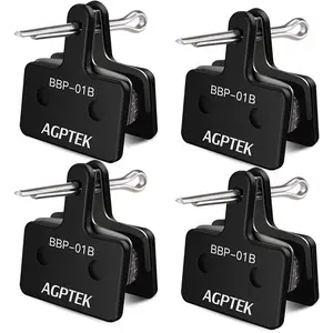 Bike Brake Pads, High-Performance Brake Pads, Disc Brake Pads & Spring (Semi-Metallic&Resin) for Mountain Bike Disc Brakes,Bike Pads Compatible with TRP Tektro Shimano Deore Br