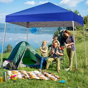 Gaptainer Canopy Tent,11X11FT Pop Up Canopy Outdoor Instant Tent Slant Legs with Carrying Bag,Portable Gazebo Shelter for Patio Deck Garden and Beach Uv Block Awning Adjustable Shade