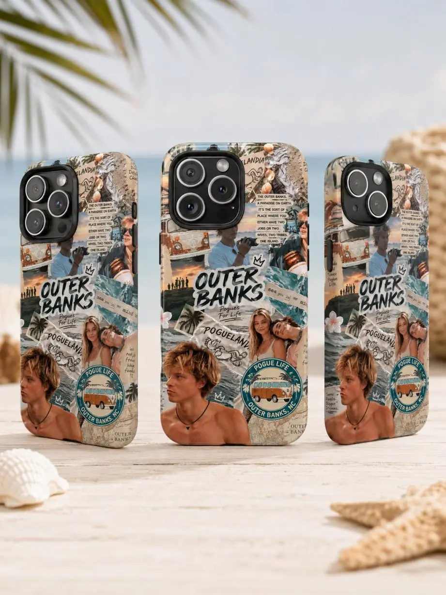 JJ Maybank OBX Beach Collage Phone Case  Aesthetic Summer Merch for iPhone