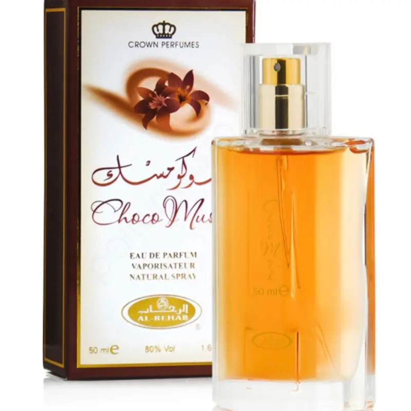 Al Rehab Choco Musk EDP Perfume Irresistible Long-lasting, Sweet Chocolaty Musky Undertones Unisex Fragrance 50ml - Popular Chocolate and Musk Scent