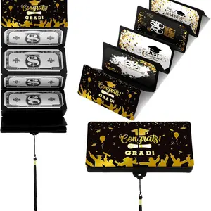 2026 Graduation Commemorative Wallet Gift, Cash and Card Organizer Box for College and High School Ceremonies, and Styles