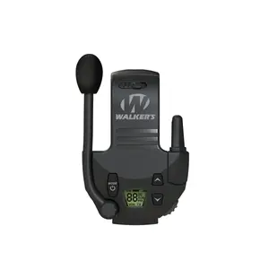 Walkers Razor Walkie Talkie with Hands-Free 2-3 Mile Range Seamless Integration and Razor Muffs