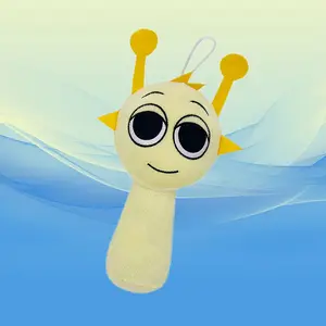 1pc Light Yellow Doll Sprunki Plush Stuffed Toy Festival Decoration Party Gift
